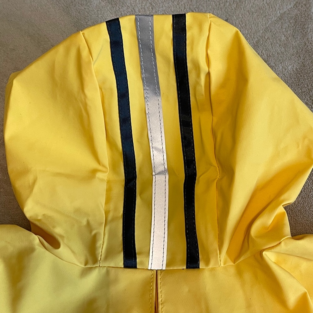 Fashion Pet Yellow Reflective Dog Rain Coat - Picture 10 of 13